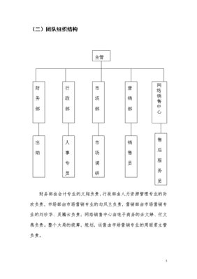 网络营销策划书的结构是什么,网络营销策划书包括哪几部分