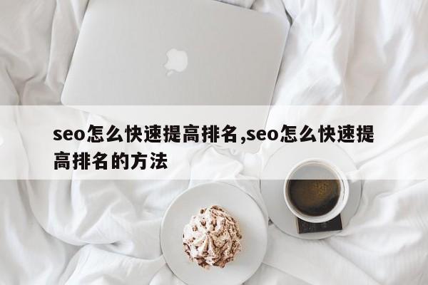 seo怎么快速提高排名,seo怎么快速提高排名的方法